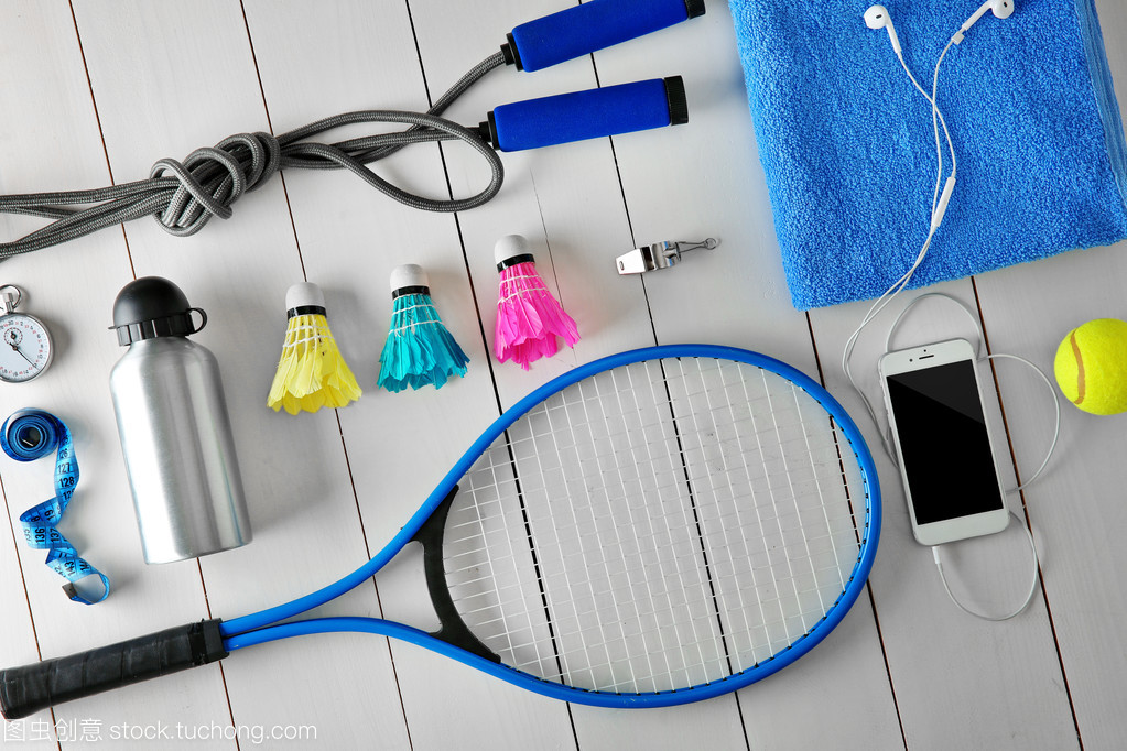 運動器材和衣服